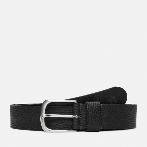 Ceinture de 35 mm en cuir embossé en noir, , noir, Taille: L - Timberland - Modalova