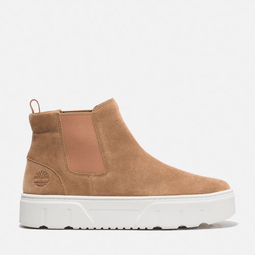 Baskets Chukka mi-hautes à enfiler Laurel Court en daim orange, , orange, Taille: 36 - Timberland - Modalova