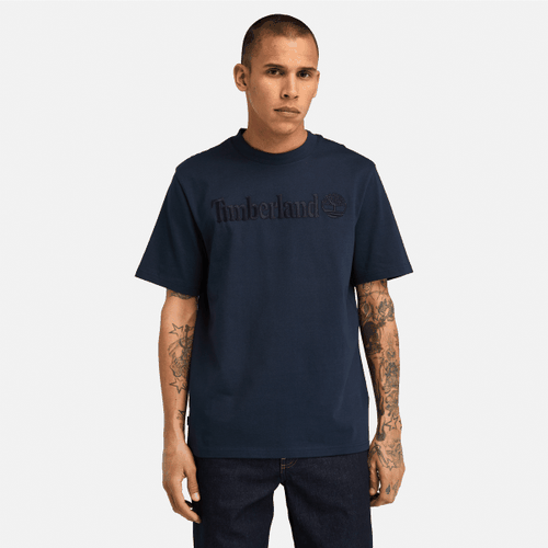 T-shirt à manches courtes Hampthon en bleu foncé, , bleu, Taille: 3XL - Timberland - Modalova