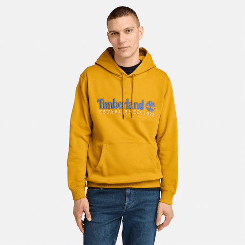 Sweat à capuche Established 1973 en jaune, , jaune, Taille: L - Timberland - Modalova