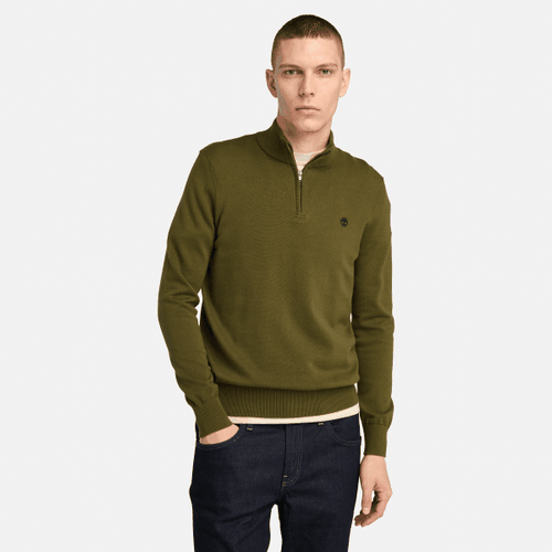 Pull à col zippé Williams River en vert, , vert, Taille: 3XL - Timberland - Modalova