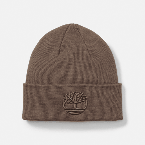 Bonnet avec broderie ton sur ton en marron, , marron - Timberland - Modalova