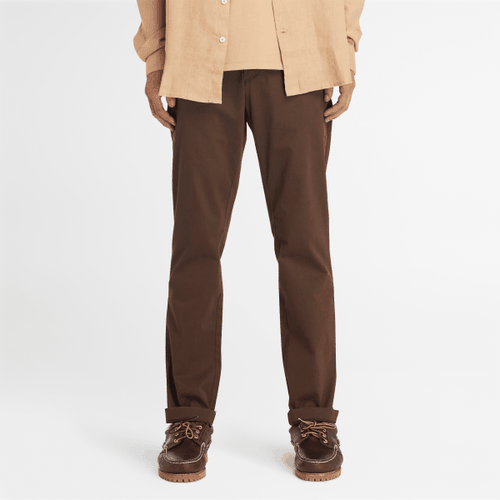 Pantalon chino en sergé extensible en marron, , marron, Taille: 29 - Timberland - Modalova