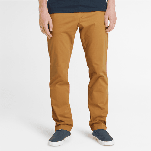 Pantalon chino en sergé Claremont (droit) en jaune foncé, , jaune, Taille: 28 - Timberland - Modalova