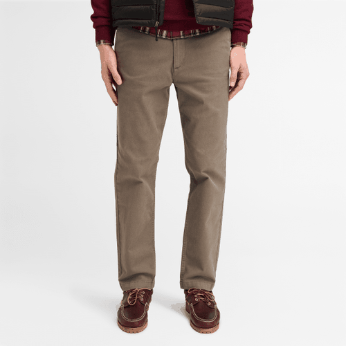 Pantalon chino en sergé brossé Claremont en marron, , marron, Taille: 28 - Timberland - Modalova