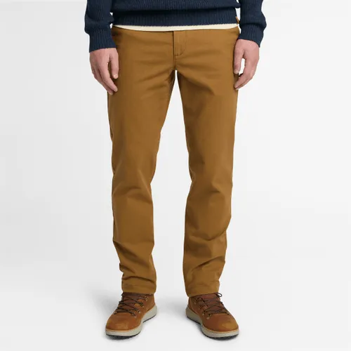 Pantalon chino en sergé brossé Claremont en jaune foncé, , jaune, Taille: 28 - Timberland - Modalova