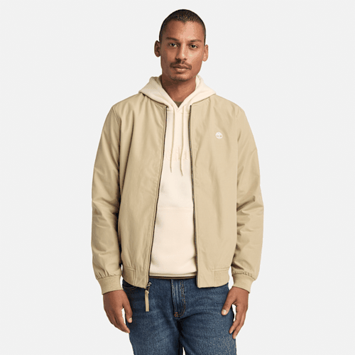 Blouson bomber à traitement déperlant durable en beige, , beige, Taille: L - Timberland - Modalova