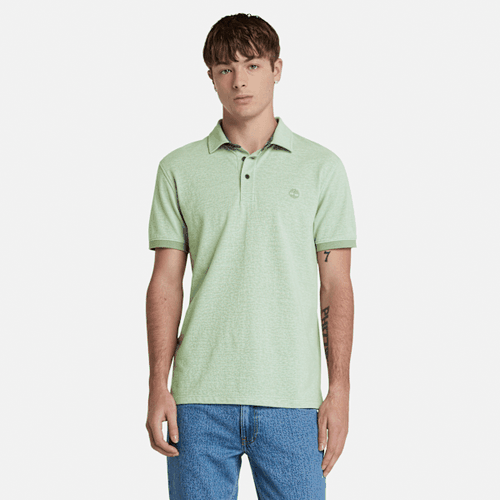 Polo Oxford à manches courtes Baboosic Brook en vert, , vert, Taille: 3XL - Timberland - Modalova