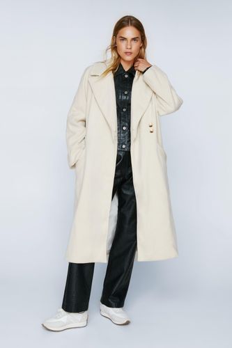 Manteau Oversize En Laine Mélangée - - 36 - Nasty Gal - Modalova