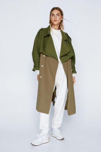 Trench Oversize Ceinturé - - 38 - Nasty Gal - Modalova