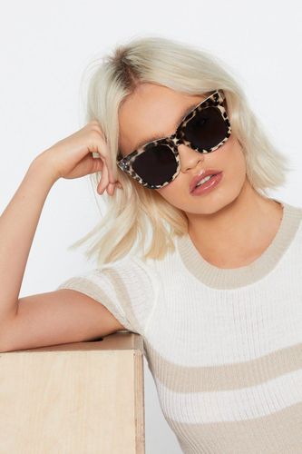 Lunettes De Soleil Yeux De Chat Effet Léopard - - One Size - Nasty Gal - Modalova