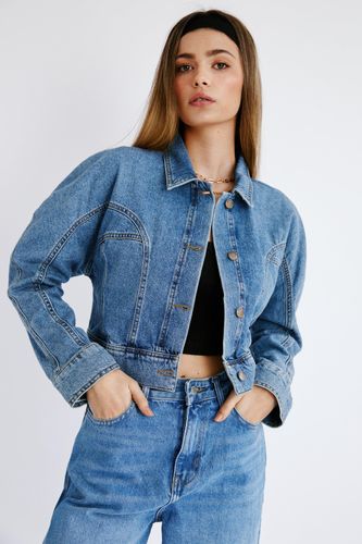Veste En Jean À Coutures Apparentes - - S - Nasty Gal - Modalova