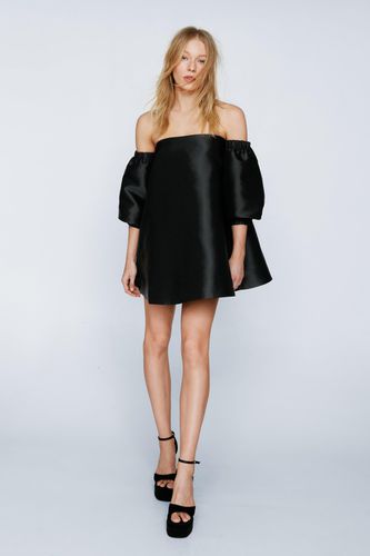 Mini Dressing Gown Col Bardot - - 40 - Nasty Gal - Modalova