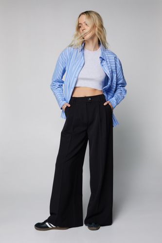 Petite - Pantalon Large Ajusté - - 32 - Nasty Gal - Modalova