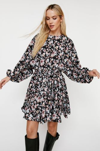 Dressing Gown Fleurie À Ceinture - - 44 - Nasty Gal - Modalova