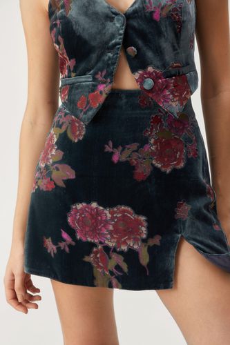 Spring Boho Floral Devore Mini Skirt - - 34 - Nasty Gal - Modalova
