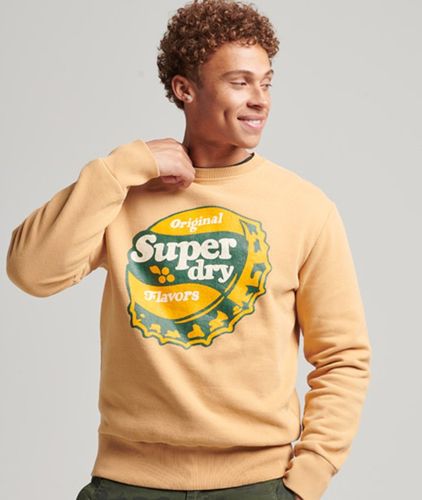 Herren Cooper Nostalgia Sweatshirt mit Rundhalsausschnitt - Größe: L - Superdry - Modalova