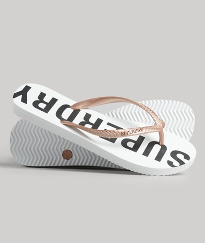 Logo En Relief Code Core Sport Tongs, & , Pointure: L - Superdry - Modalova