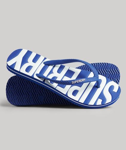 Logo En Relief Caoutchouc Tongs Vintage, & , Pointure: L - Superdry - Modalova