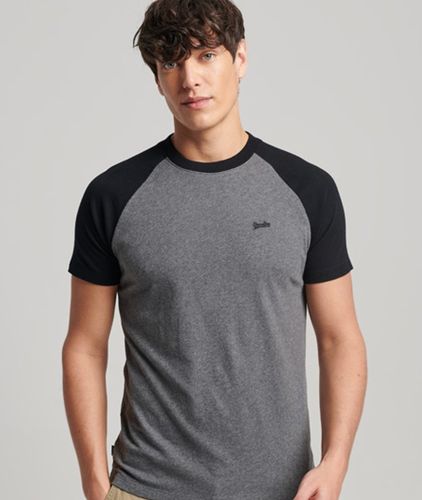 T-shirt de Baseball à Logo Essential en Coton bio Taille: L - Superdry - Modalova