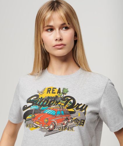 T-shirt Décontracté à Motif LA Taille: 42 - Superdry - Modalova