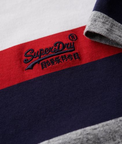 Herren Klassisch Gestreiftes T-shirt aus der Orange Label Kollektion - Größe: L - Superdry - Modalova