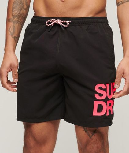 Short de Bain Sportswear Logo Recyclé Longueur 43 cm Taille: L - Superdry - Modalova