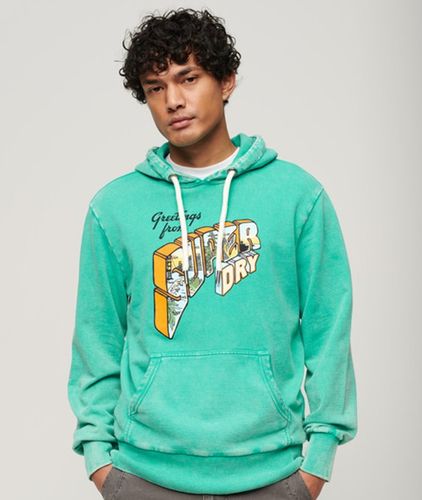 Sweat à Capuche Ample Fluo Travel Taille: M - Superdry - Modalova