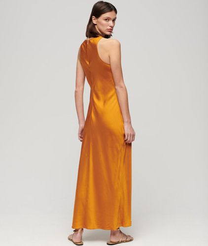 Damen Satin-midikleid im Racerback-stil - Größe: 42 - Superdry - Modalova