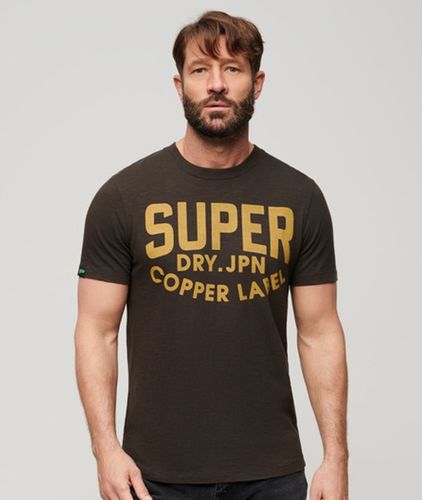 Herren Copper Label Workwear T-shirt - Größe: L - Superdry - Modalova