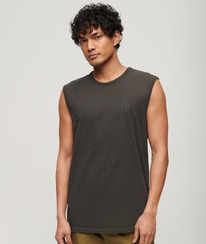 Herren Tattoo Graphic Top Lockere Passform - Größe: M - Superdry - Modalova