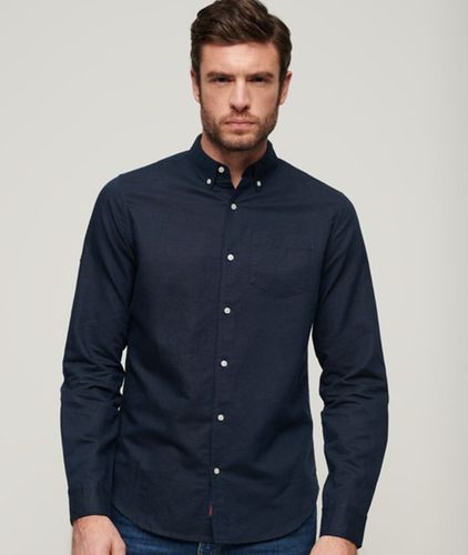Chemise Studios en Lin Coupe Classique Taille: M - Superdry - Modalova