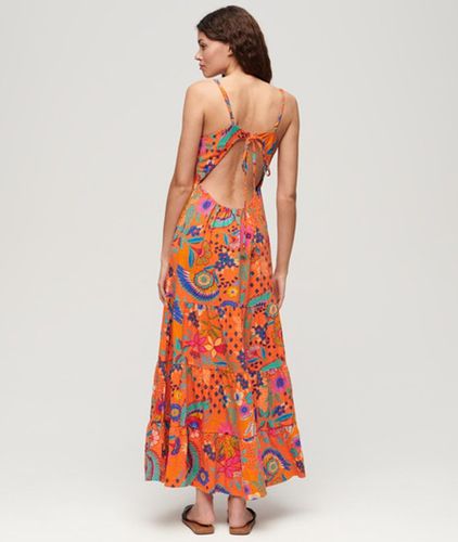 Damen Gesmoktes Maxi-trägerkleid - Größe: 42 - Superdry - Modalova