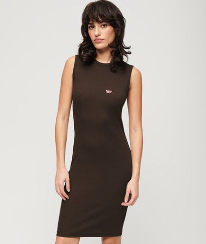 Robe Moulante Mi-longue Côtelée Taille: 44 - Superdry - Modalova