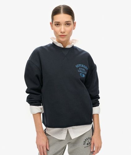 Coton Logo Brodé Court Et Ample Athletic Essentials Sweat Ras Du Cou, , Taille: 42 - Superdry - Modalova