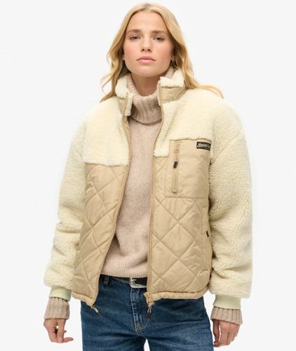 Dames Workwear Veste Hybride en Polaire et Bloc de Couleur, Taille: 44 - Superdry - Modalova