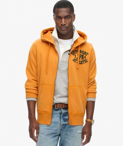 Herren Vintage Athletic Kapuzenjacke Gesticktes Logo, Größe: M - Superdry - Modalova