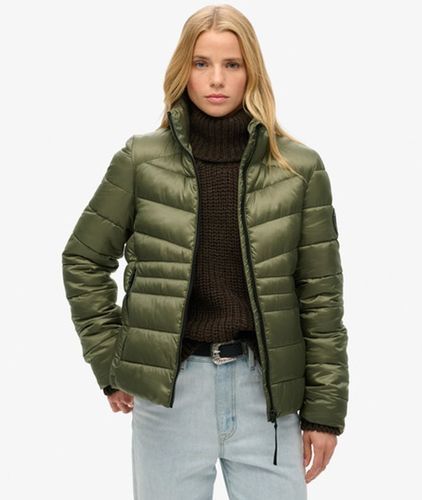 Damen Wattierte Fuji Steppjacke - Größe: 44 - Superdry - Modalova