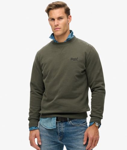 Coton Essential Logo Sweatshirt Col Rond, , Taille: L - Superdry - Modalova