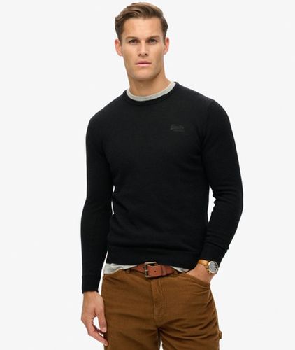 Herren Essential Schmal Geschnittener Rundhalspullover - Größe: Xxl - Superdry - Modalova