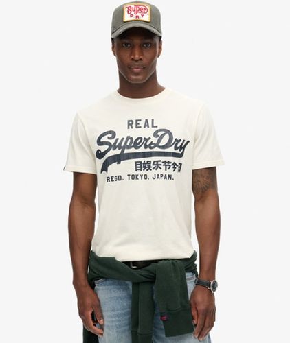 T-shirt Graphique Vintage Logo Taille: L - Superdry - Modalova