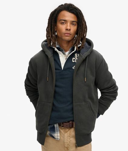 Sweat à Capuche Zippé et Doublé en Peau Lainée Taille: M - Superdry - Modalova
