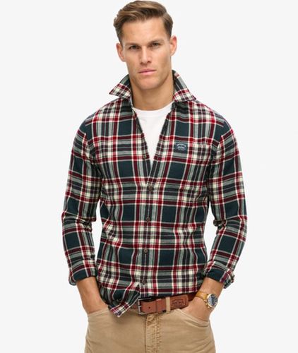 Herren Langärmliges Baumwoll-holzfällerhemd - Größe: S - Superdry - Modalova