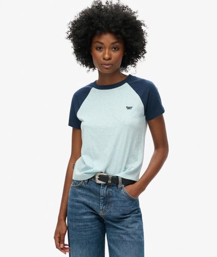T-shirt à Logo Rétro Essential Taille: 36 - Superdry - Modalova