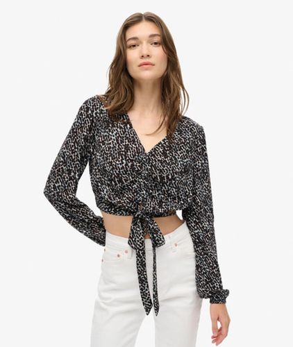 Dames Haut Vintage Noué Sur Le Devant Le , et Imprimée, Taille: 40 - Superdry - Modalova