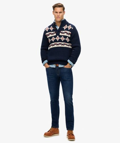 Jean Droit Slim Vintage en Coton Bio Taille: 30/32 - Superdry - Modalova