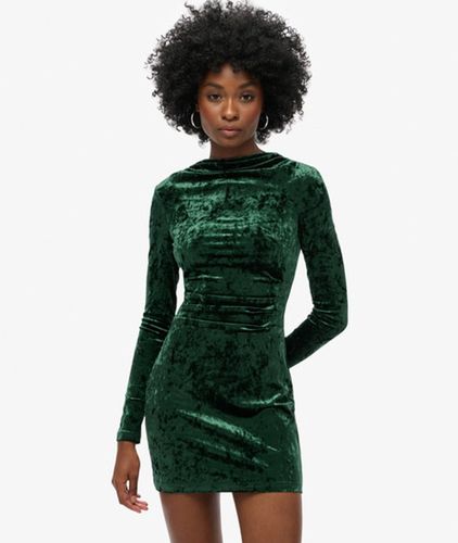 Robe Courte en Velours à Manches Longues Taille: 38 - Superdry - Modalova
