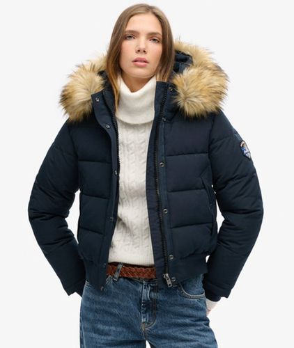 Damen Everest Kapuzenjacke mit Schmaler Passform - Größe: 44 - Superdry - Modalova