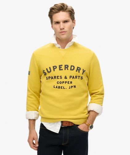 Herren Workwear Sweatshirt mit Applikation - Größe: S - Superdry - Modalova
