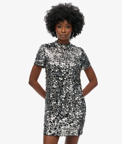 Robe T-shirt Courte à Sequins Taille: 44 - Superdry - Modalova